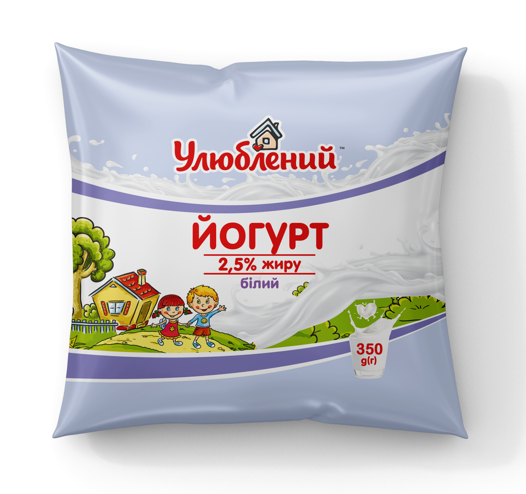 Йогурт білий 2,5 % жиру, ТМ «Улюблений»